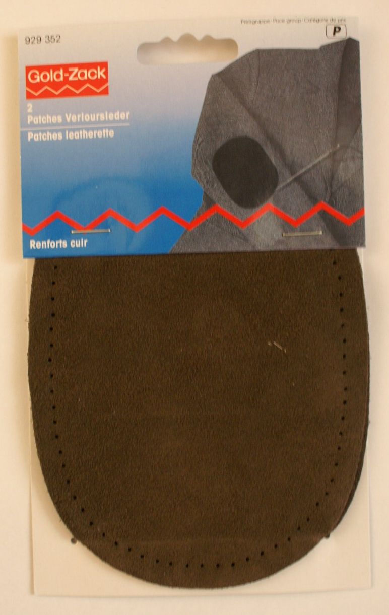 Suede Elbow Patches in Brown
